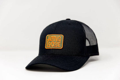 ‘Hang Loose’ Black Trucker Hat