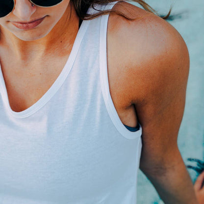 White Organic Cotton Tank