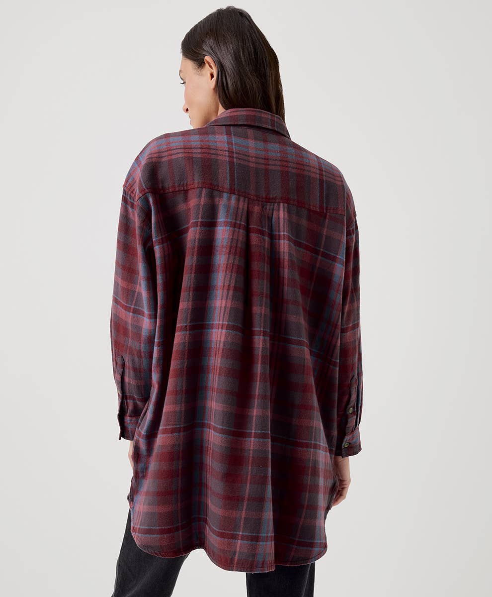 Oversized Women's Organic Flannel