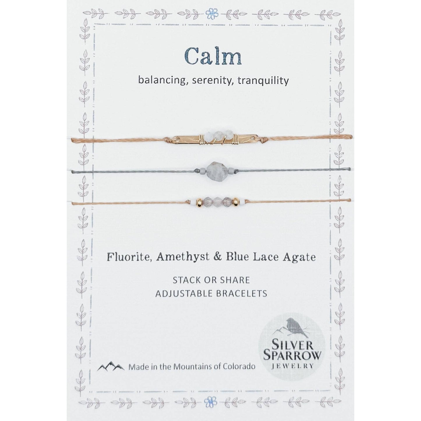 ‘Calm’ Stackable Bracelet Trio