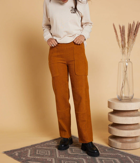 Organic Corduroy Straight Leg Pant