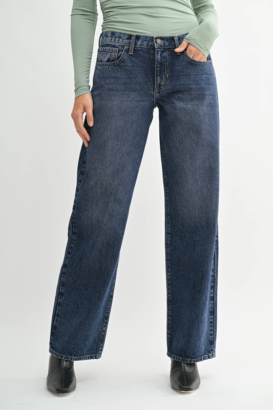 Low Rise Baggy Boyfriend Jeans