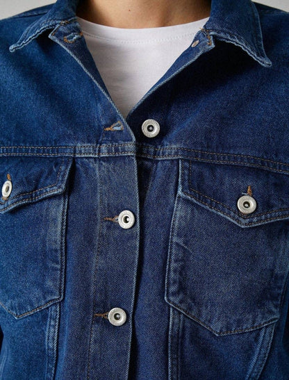 Cropped Blue Jean Jacket