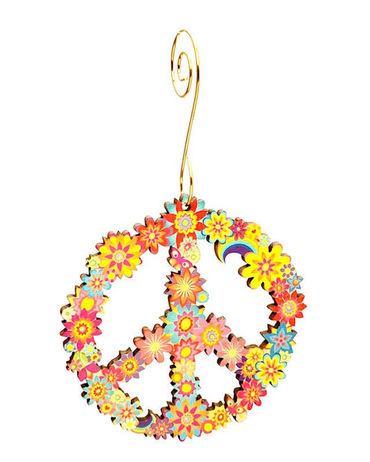 Peace Sign Ornament