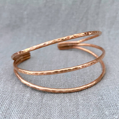 Grounding Copper Cuff Bracelet