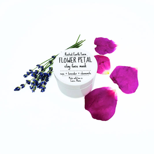 Flower Petal Clay Face Mask