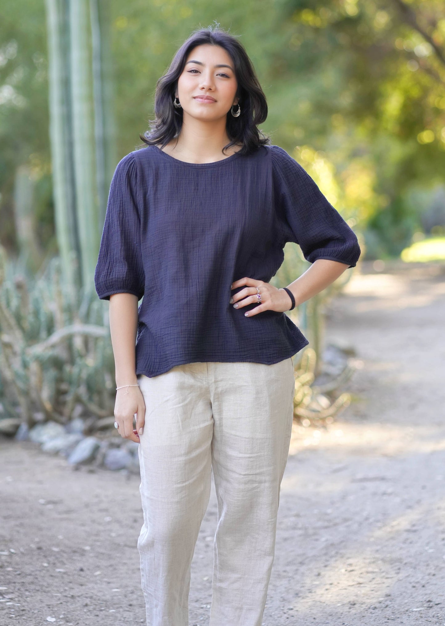Taos Cotton Gauze Top