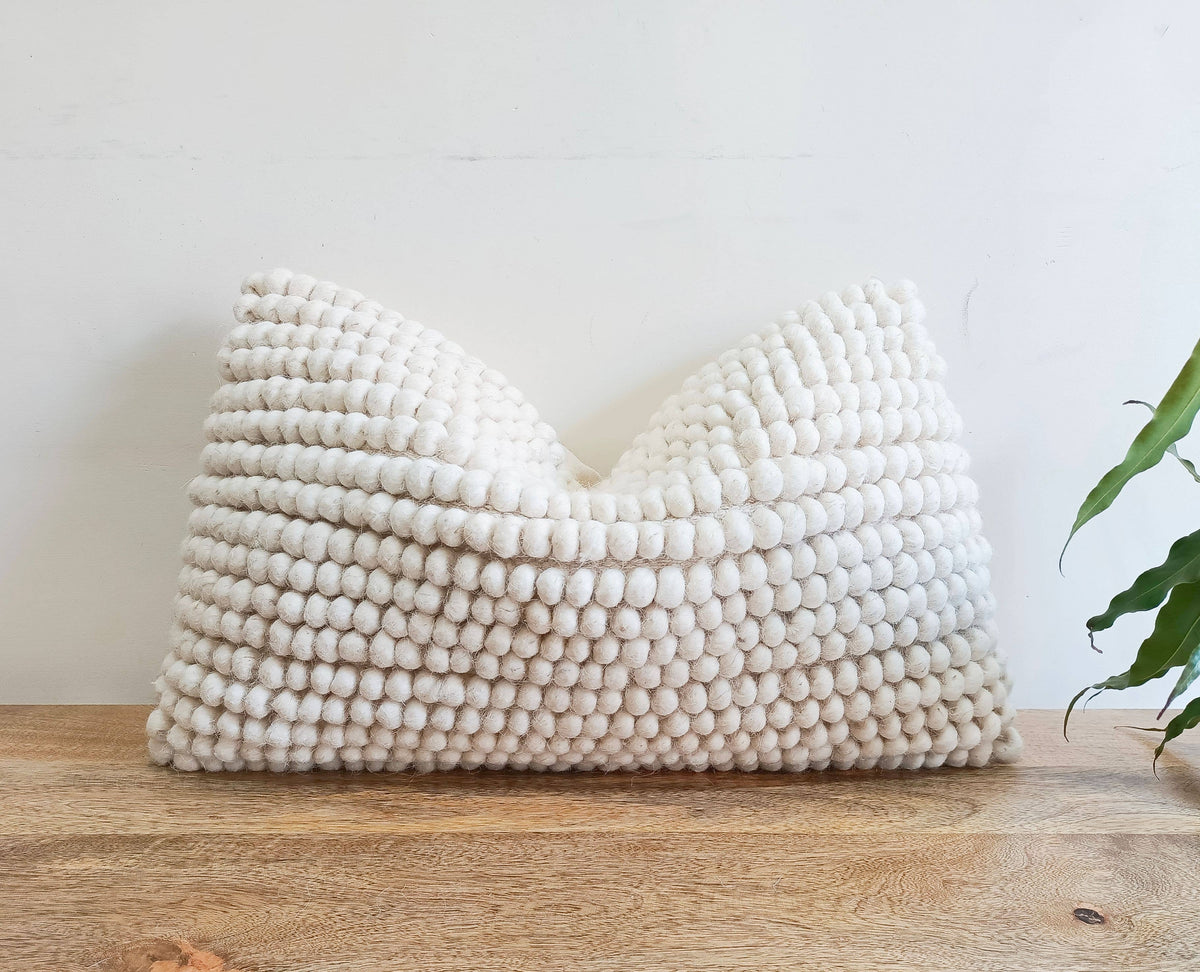 Handmade Boho Throw Pillow