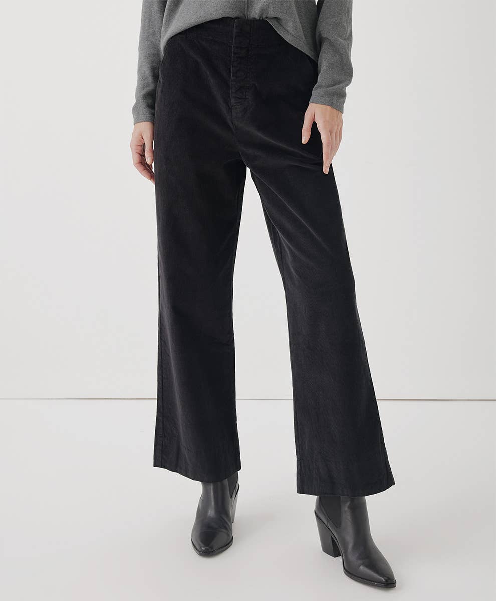 Organic Corduroy Palazzo Pants