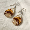 Roberta Glass Teardrop Earrings