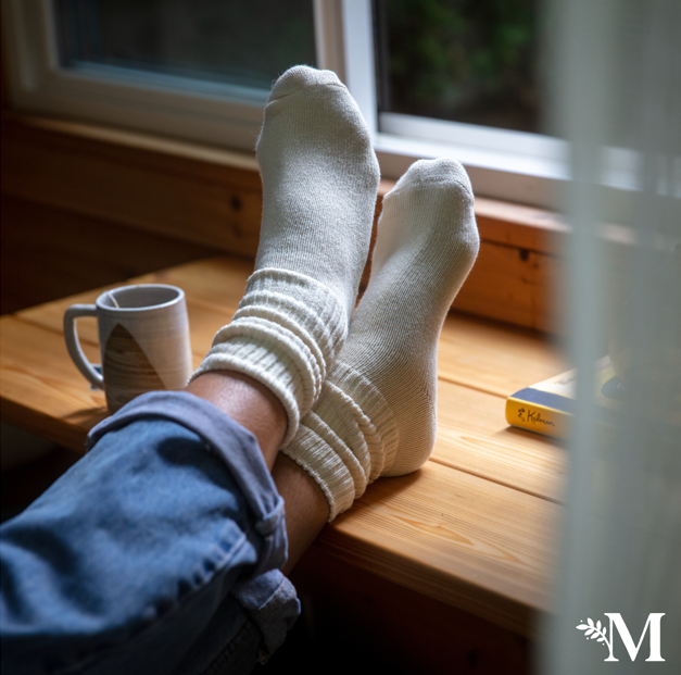 Organic Cotton Crew Socks