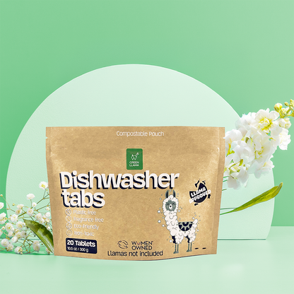Green Llama EWG Verified Dishwasher Tablets, 20ct, 10-Pack
