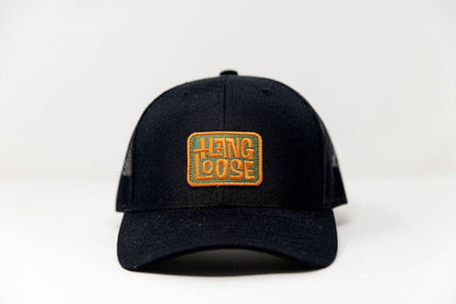 ‘Hang Loose’ Black Trucker Hat