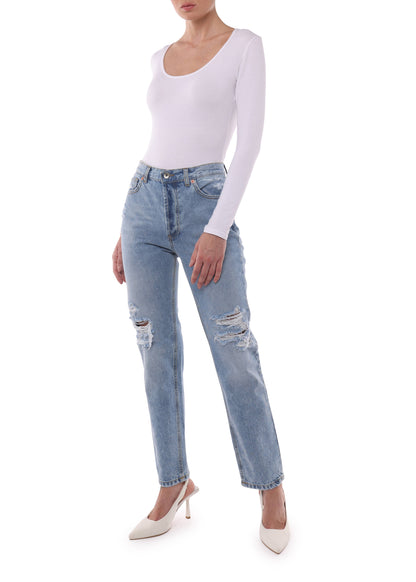 Ripped Organic Denim