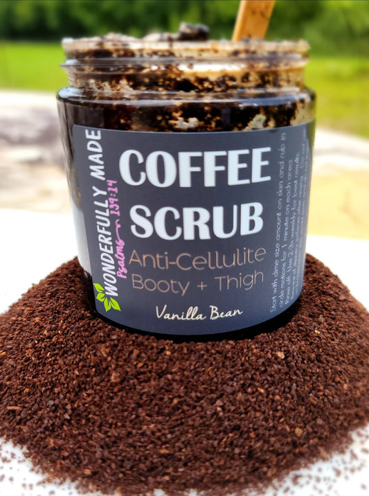 Coffee Scrub Anti-Cellulite Polish for Booty and Thigh