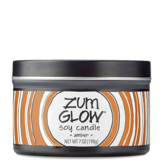 Amber Zum Glow Candle