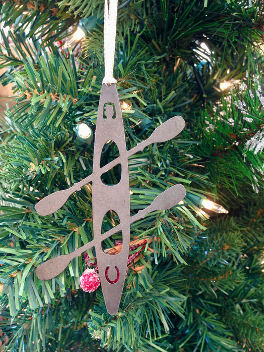 Double Kayak Ornament