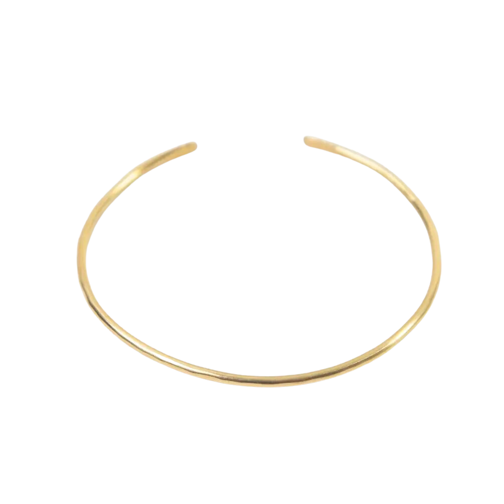 Hammered Brass Bangle