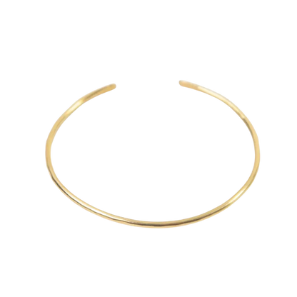 Hammered Brass Bangle