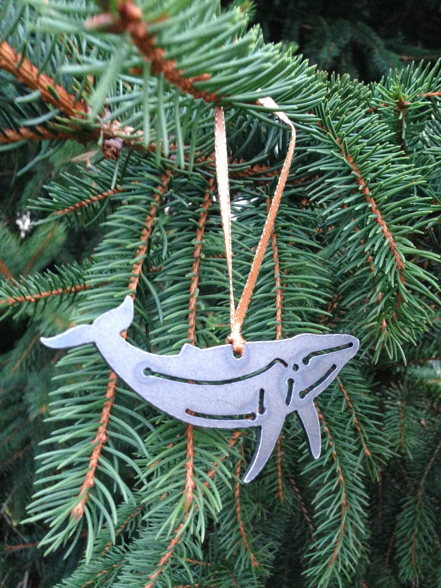 Whale Metal Ornament